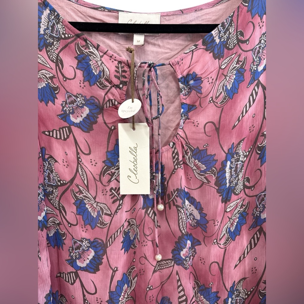 NWT Cleobella Elena Lotus Print Tiered Maxi Dress MSRP $179 Size Medium - Picture 4 of 7